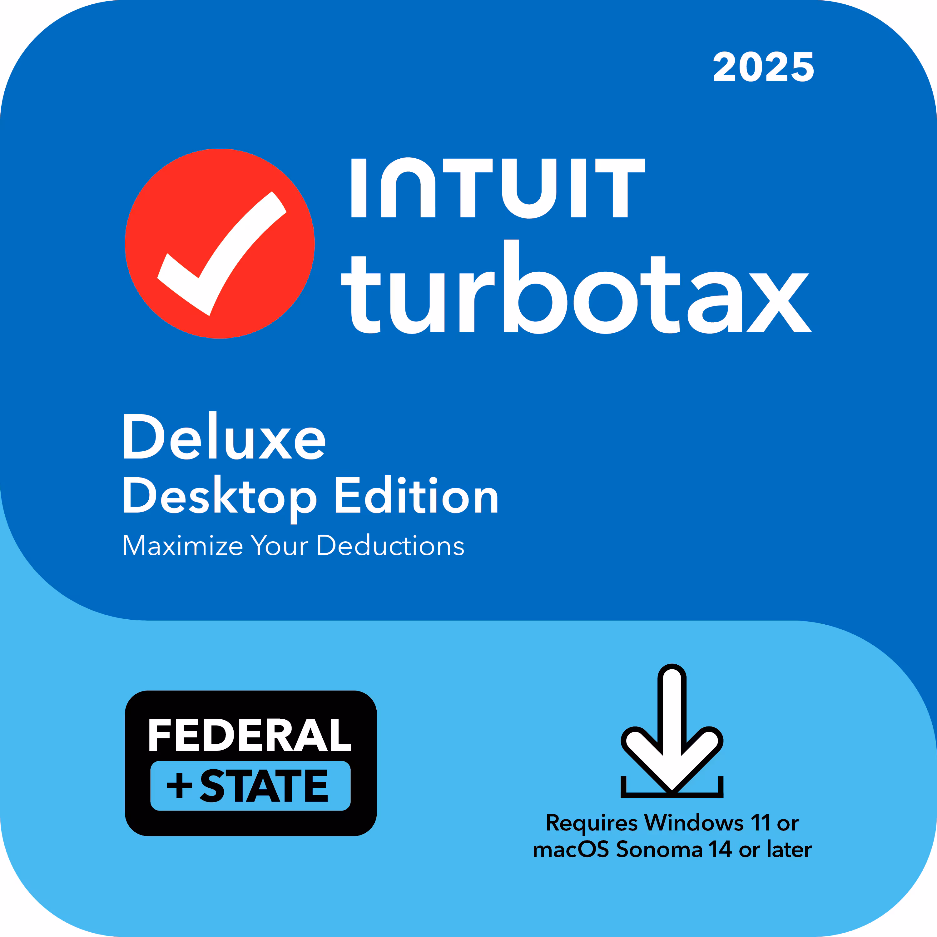 TurboTax Deluxe 2025 Tax Software (PC/Mac Download)