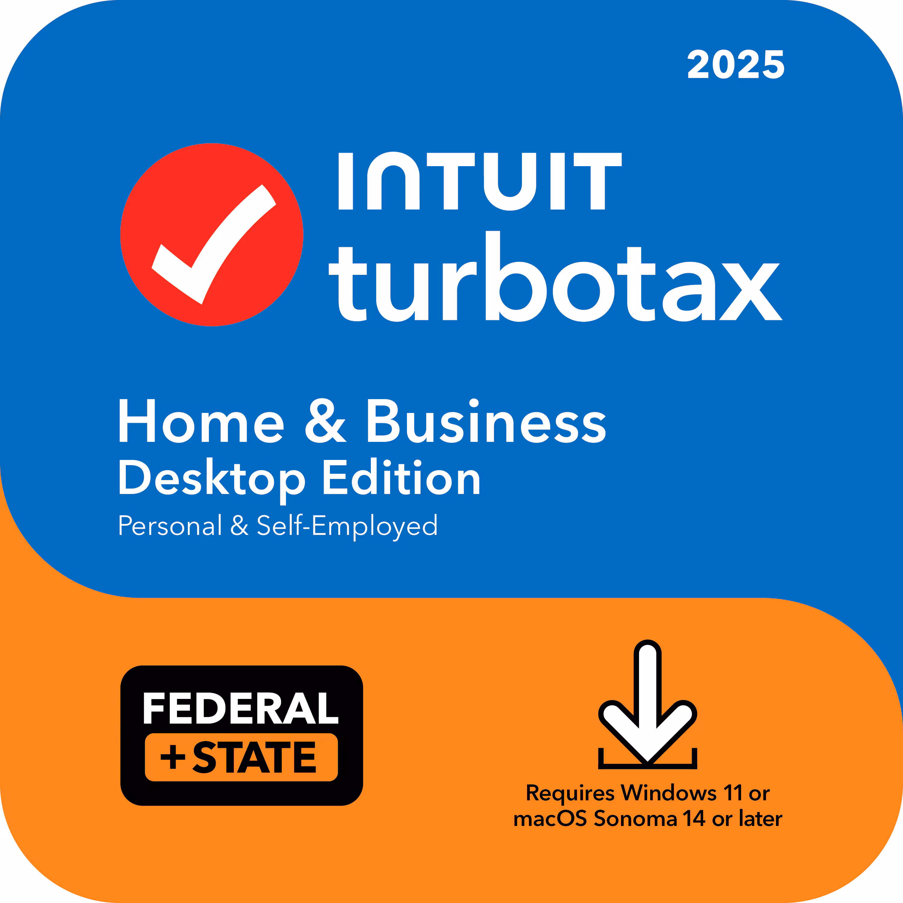 TurboTax Home & Business 2025 Tax Software (PC/Mac Download)