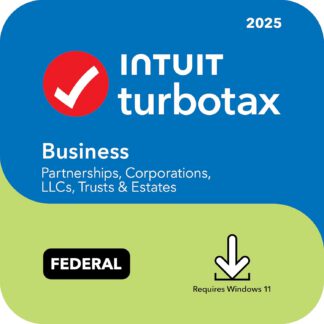 TurboTax Business 2025 Tax Software - Federal & State - PC/Mac Instant Download